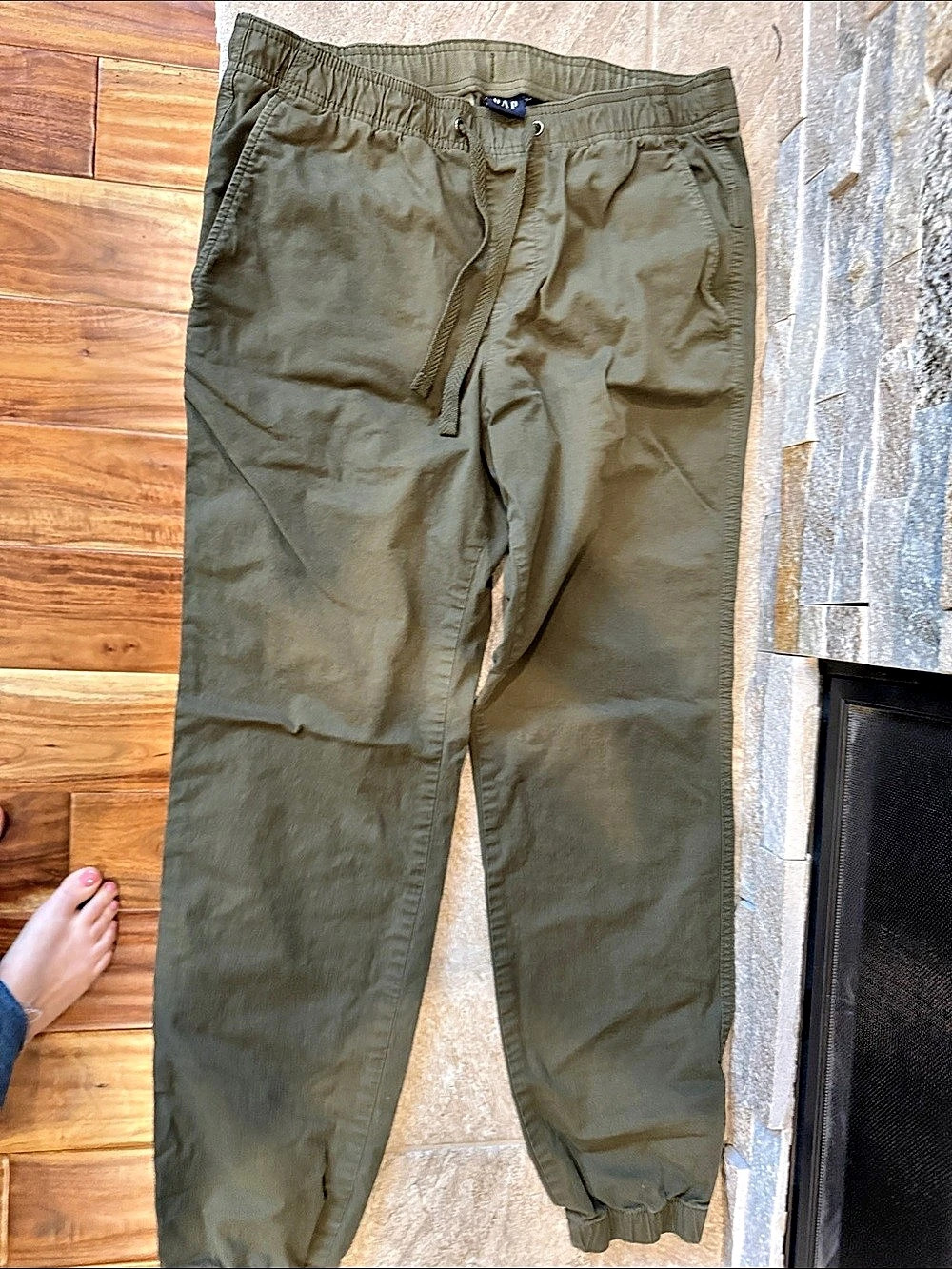 Gap Utility Jogger Pants Olive Green